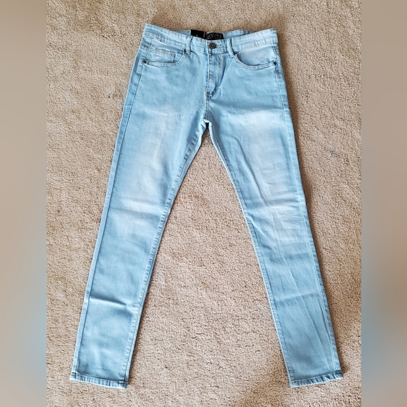 Skinny Jeans 32x32 Light Blue NWT - Picture 1 of 6